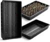 Mr. Pen Plastic Growing Trays, 5-Pack, Black