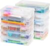 IRIS Plastic Pencil Case Box Organizer, 10-Pack