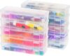 IRIS Plastic Pencil Case Box Organizer, 10-Pack