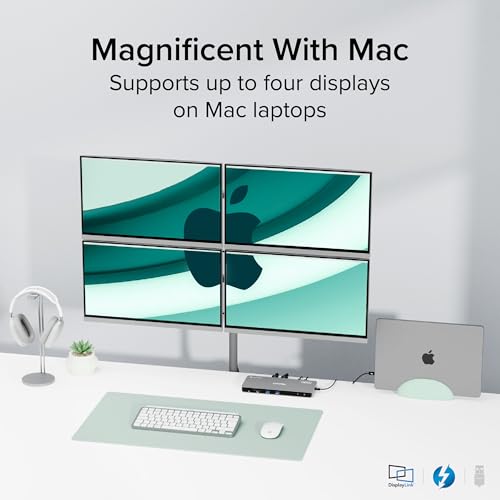 Plugable Thunderbolt 4 Dock For Quad Monitors - Image 3