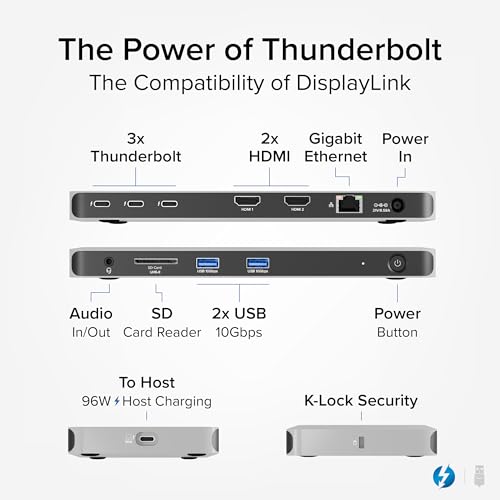 Plugable Thunderbolt 4 Dock For Quad Monitors - Image 2