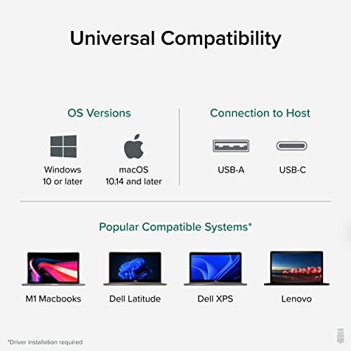 Plugable Universal Laptop Docking Station, 4K Dual Monitor - Image 4