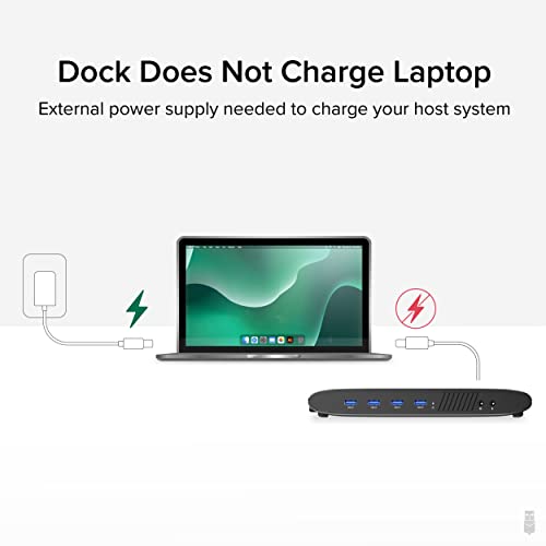 Plugable Universal Laptop Docking Station, 4K Dual Monitor - Image 5