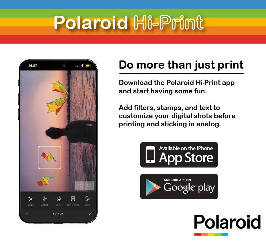 Polaroid Hi-Print 2nd Gen Bluetooth Printer (9128) - Image 2