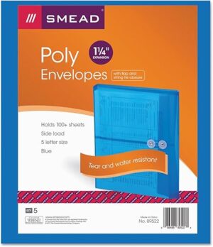 Smead Poly String & Button Booklet Envelope 89522