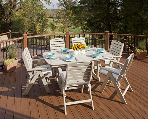 Polywood Yacht Club Highback 7-Piece Dining Set - Image 5