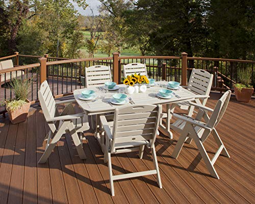 Polywood Yacht Club Highback 7-Piece Dining Set - Image 2