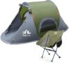 Night Cat Pop-up Camping Tent With Chair Ultralight