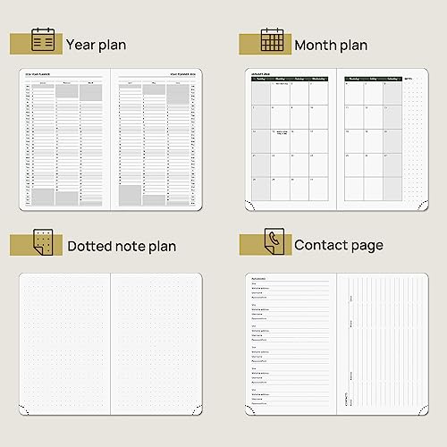 POPRUN 2024 Planner Pocket Size - Pacific Green - Image 3