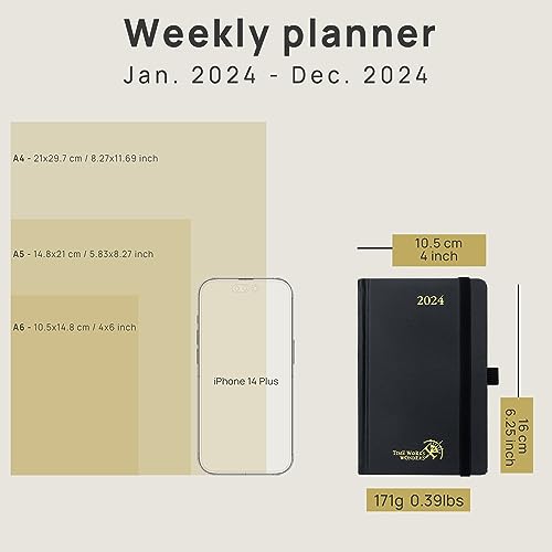 POPRUN 2024 Planner Pocket Size - Pacific Green - Image 5