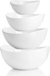 Sweese Porcelain Serving Bowls, Microwave & Dishwasher Safe