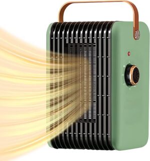 houscly Portable 1500W Electric Heater With Thermostat