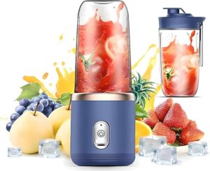 Paramexview Portable Blender 14oz With 6 Blades
