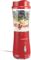 Hamilton Beach Portable Blender With 14 Oz BPA-Free Cup, Red (51101RV)