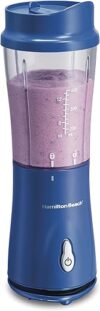 Hamilton Beach Portable Blender With 14 Oz Travel Cup, Blue (51132)