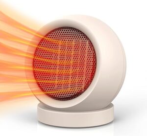 Coolfor Portable Ceramic Electric Desktop Heater
