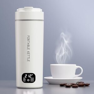 HOWDIANQY Portable Dual Voltage Electric Kettle 450ml