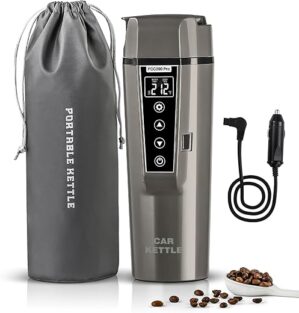 BLONGKY Portable Electric Car Kettle: 12V/24V
