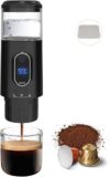 AMRZS Portable Electric Espresso Maker Compatible NS Pods