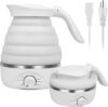 Xfbaozxy Portable Foldable Electric Kettle, 850W 700ml