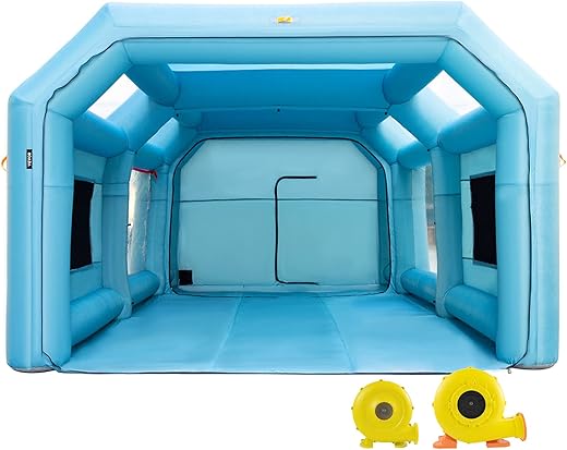 VEVOR Portable Inflatable Paint Booth, 26x15x10ft