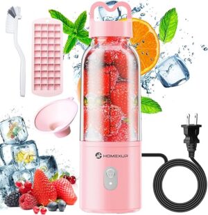 HOMEXUP Portable Personal Blender 17 OZ/500 ML