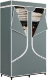 SORCEDAS Portable Wardrobe Closet Storage Organizer 34 Inch