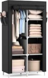 ROJASOP Portable Wardrobe Closet With Shelves