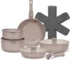 SODAY Pots And Pans Set With Detachable Handle