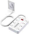 SMNICE Power Strip With USB, 8 Outlets