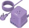 TOPREK Power Strip With USB, USB C, 10 FT