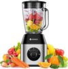 KIDISLE Powerful 1200W Crusher Blender, 52oz Jar