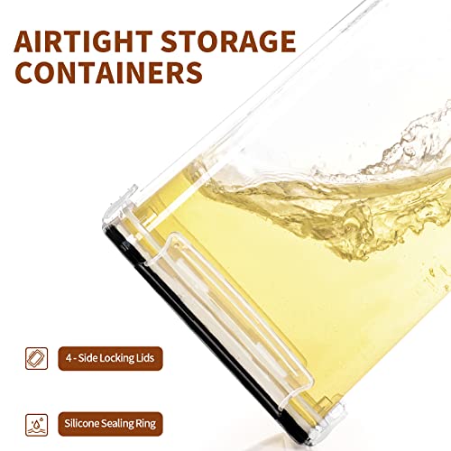 PRAKI Airtight Food Storage Containers, 12PCS - Image 3