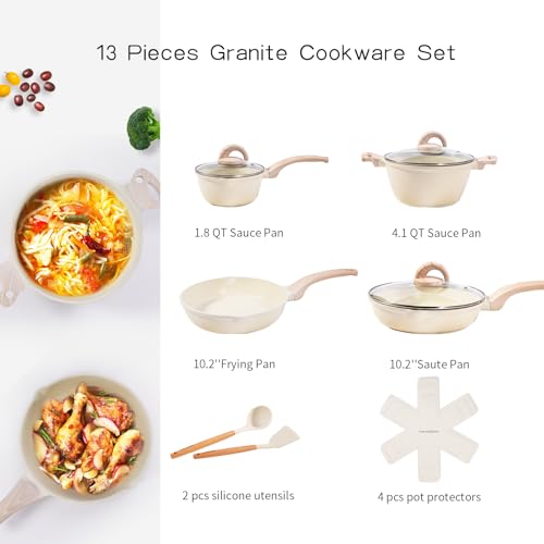 PRAMEDIA Ultra Non Stick 13 Pcs Cookware Set - Image 3