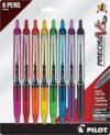 Pilot Precise V5 RT Extra-Fine Pens, 0.5mm, 8 Count (11890)