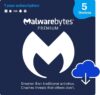 Malwarebytes Premium 1 Year, 5 Device Online Code