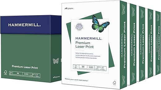 Hammermill Premium Laser Print Paper, 104640C