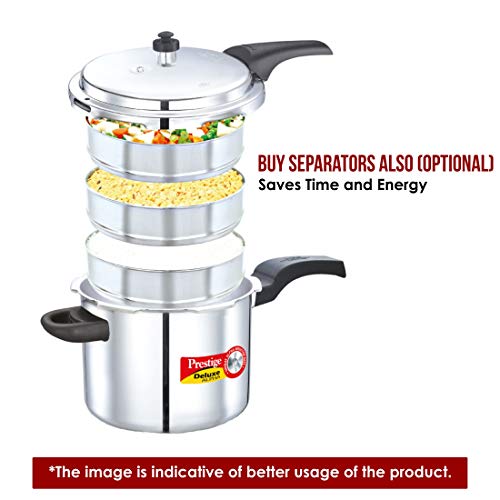 Prestige Prestige Alpha Deluxe Stainless Steel Pressure Cooker - Image 4