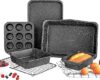 Granitestone Pro 5 Piece Bakeware Set, Durable Nonstick