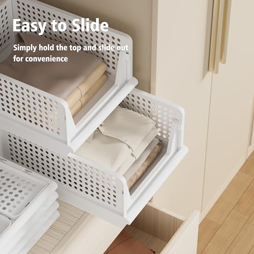 Proarea Stackable Plastic Storage Basket Organizer (4L) - Image 5