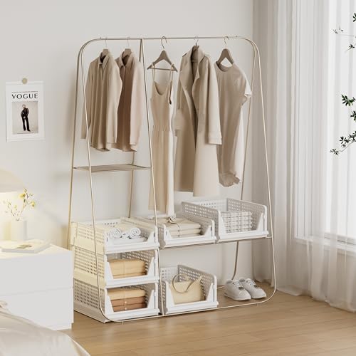 Proarea Stackable Plastic Storage Basket Organizer (4L) - Image 2