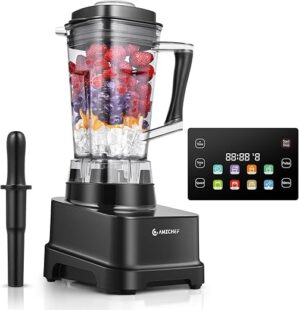amzchef Professional 2000W Blender With Timer