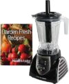 Healthmaster Elite Professional Countertop Blender, 1200-Watt, Black