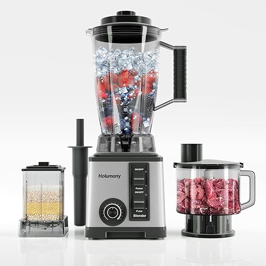 Holumany Professional Kitchen Blender And Food Processor Combo