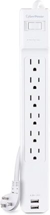 CyberPower Professional Surge Protector, 900J/125V, 6 Outlets