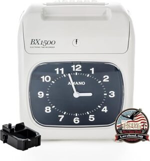 AMANO Professional Time Clock: Quartz Accuracy BX-1500