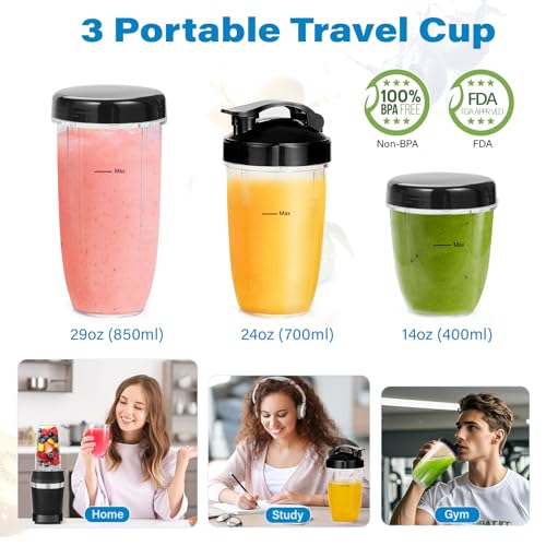 prolixity 1200w Smoothie Blender - Personal Blender - Image 5