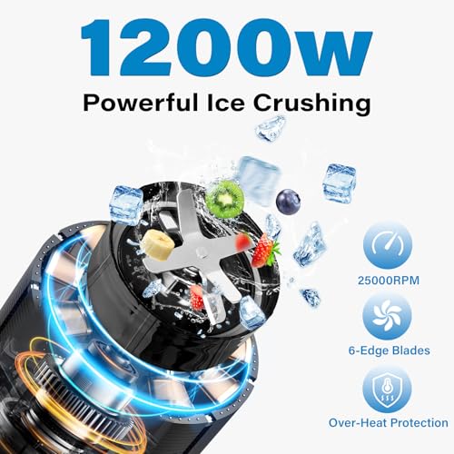 prolixity 1200w Smoothie Blender - Personal Blender - Image 2