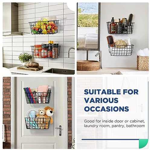 Ptinyiv Hanging Wall Wire Storage Baskets - Image 5