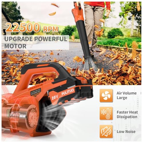 PULITUO Cordless Leaf Blower 20V With Battery - Image 2